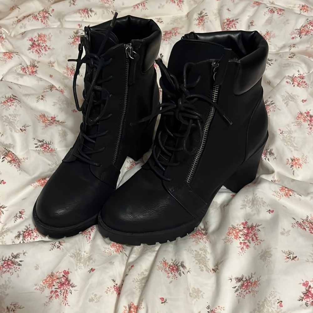black boots